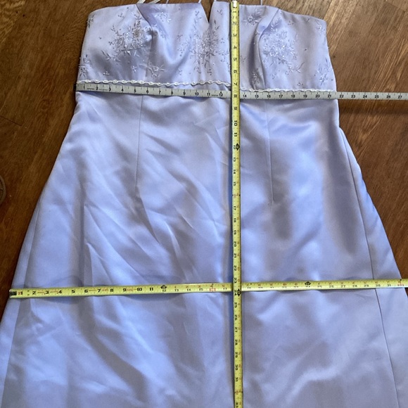 David’s Bridal, Evening Dress, Beaded, Lavender. - Picture 7 of 8